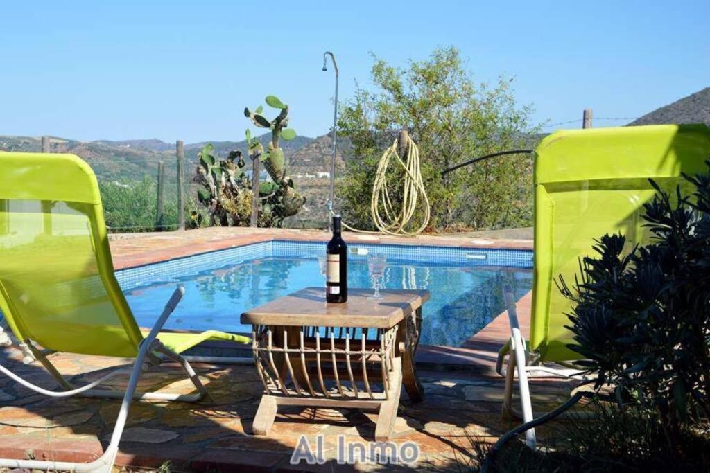 Las Palmeras - Ein Stueck Vom Paradies - Behagliches Haus Mit Pool 알고도날레스 외부 사진