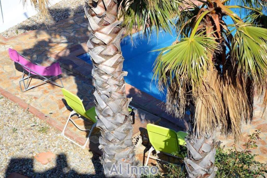 Las Palmeras - Ein Stueck Vom Paradies - Behagliches Haus Mit Pool 알고도날레스 외부 사진